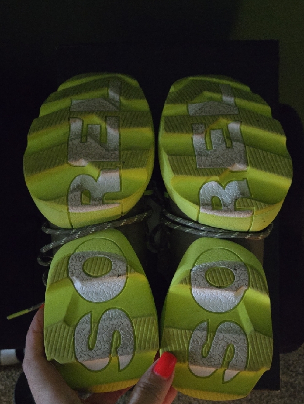 Sorel Womens Sage with Green Accent Trail Sneakers - Picture 8 of 12